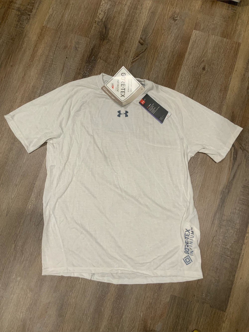 UNDER ARMOUR T-Shirt UA HEATGEAR BREEZE GORE TEX INFINIUM Men Sz L